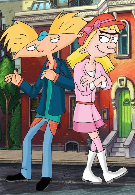 arnold x helga|helga hey arnold grown up.